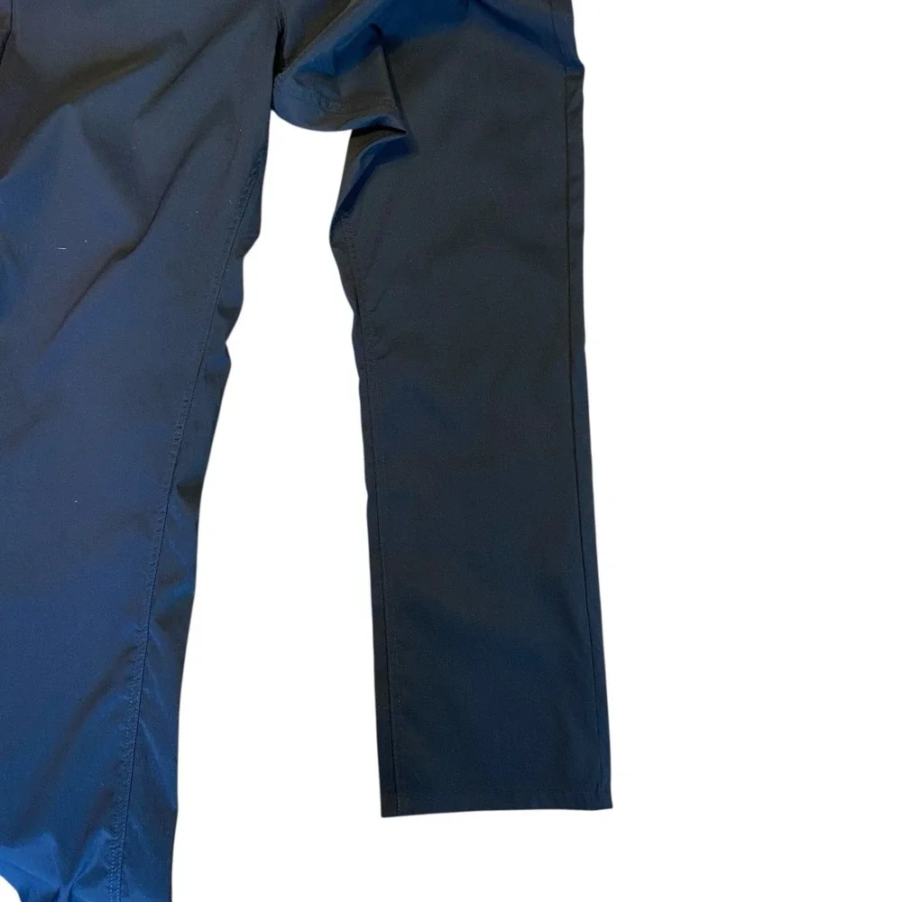 Rorie Whelan Golf Pants Mens 36‎ X 32 Black Performance Nylon/Spandex New